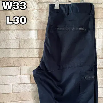 디키즈 워크 팬츠 더블니 자수 네이비 33 x 30