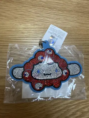 먀쿠먀쿠 변신 반짝이 가죽 키링 시나모롤_만박_데빌