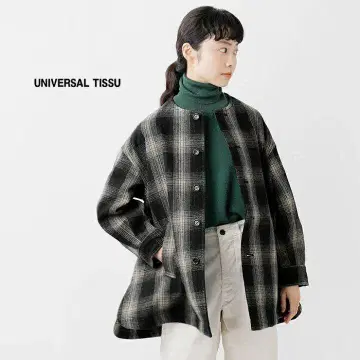 [컨디션 최상] UNIVERSAL TISSU 울 노카라 자켓