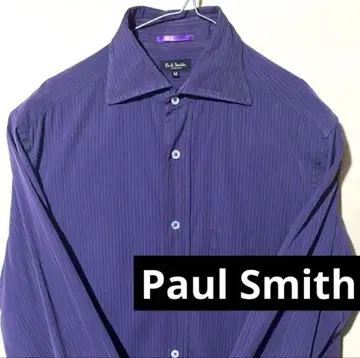 Paulsmith M 사이즈 긴팔 스트라이프 커프스 소매 셔츠