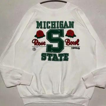 80s 90s MICHIGAN ROSE BOWL 칼리지 맨투맨