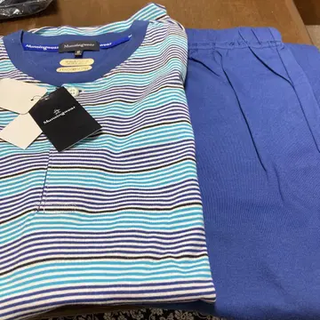 새상품 Mansigwear 스트라이프 반팔 파자마 S 사이즈