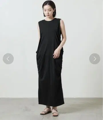 새상품급 마루 유나이티드 애로우즈 드레이프 티셔츠 원피스