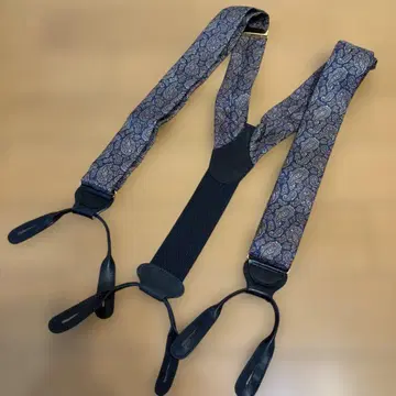 페이즐리 무늬 서스펜더 조정 가능