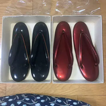 블랙 레드 조리 2세트