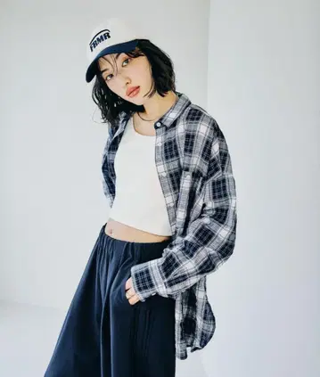 LEPSIM 체크 셔츠