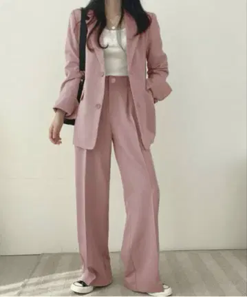 AMELY 셋업 핑크