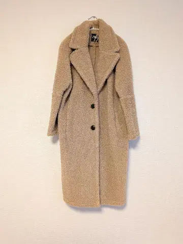 ZARA 테디베어 롱 코트