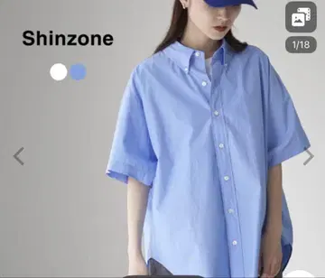 시착만 한 상품 THE SHINZONE 하프 슬리브 대디 셔츠