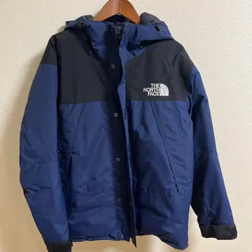 THE NORTH FACE 다운 마운틴 후드티 L 네이비/블랙