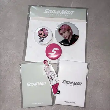 snowman 1st POPUP 포토 카드 캔뱃지 스티커 한국