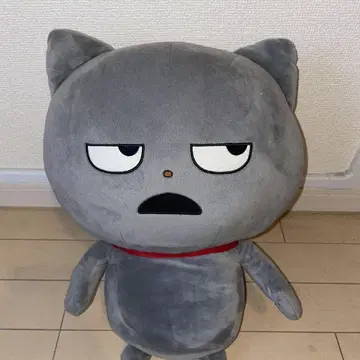 못된 고양이 봉제 인형 그레이 약 30cm