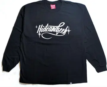 H&S L/S BLACK XL 미사용 택 포함, 백 포함 하이드&시크