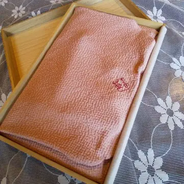 크레이프 원단 순수 실크 보자 기 인간문화재 하타 토키오