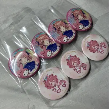 컬러풀 피치 노아 산리오 콜라보 캔뱃지