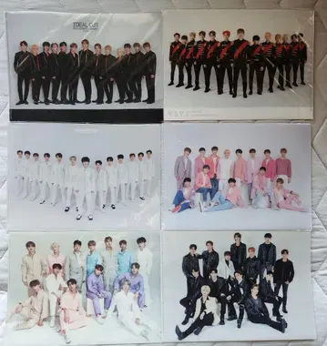 SEVENTEEN 콘서트 투어 팬미팅 클리어 파일 세트