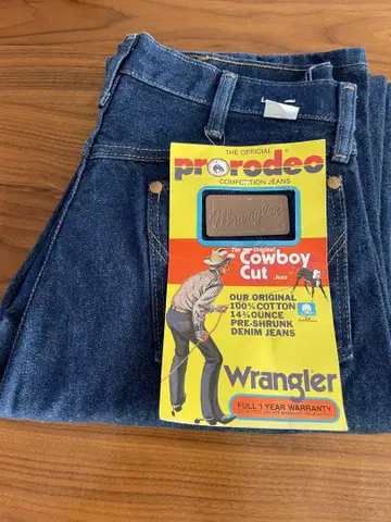 데드스탁 Wrangler USA 13MWZ 브로큰 데님 w33