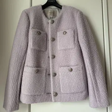 JUSGLITTY 재스그리티 부클레 재킷 라벤더 M 사이즈
