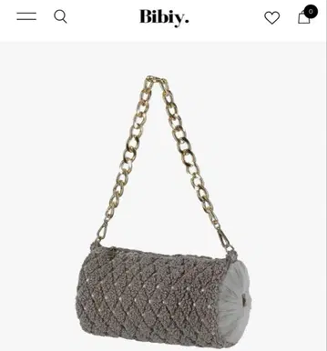 bibiy ODETTE BOA BAG 보아 백 그레이