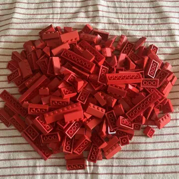 빨간 지붕 LEGO 블록 세트