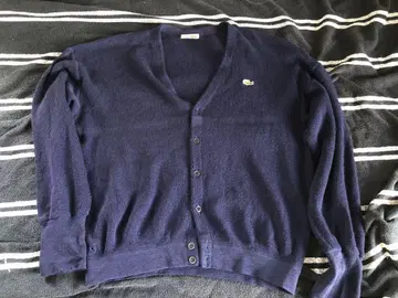 60s 70s 구제 의류 lacoste 울 가디건 빈티지 야마다 렌