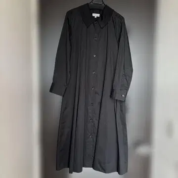 MARGARET HOWELL 블랙 셔츠 원피스