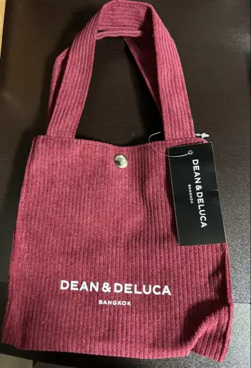 DEAN & DELUCA 버건디 토트백 방콕 한정판
