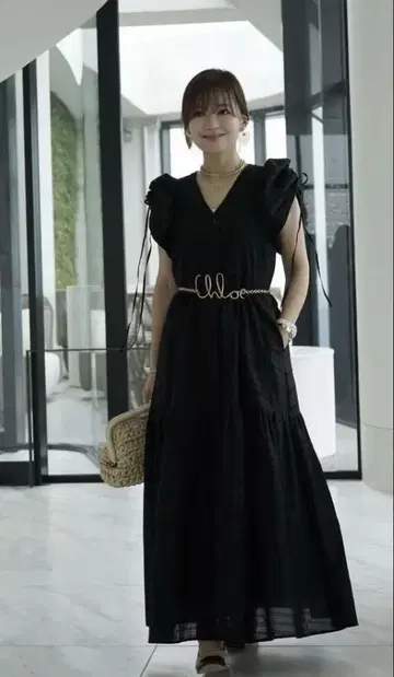 [ 이데알루체 ] 2025AW 최신작 CIEL 블랙 시엘 원피스