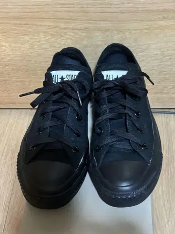컨버스 블랙 캔버스 스니커즈 4