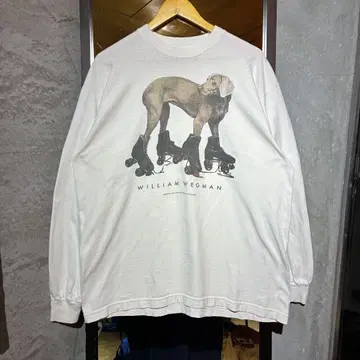 90's William Wegman long sleeve Tee