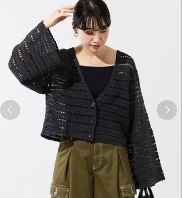 FREAK'S STORE 시스루 니트 가디건