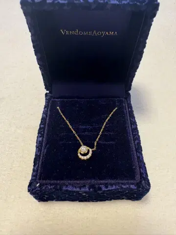 VENDOME Aoyama 골드 목걸이