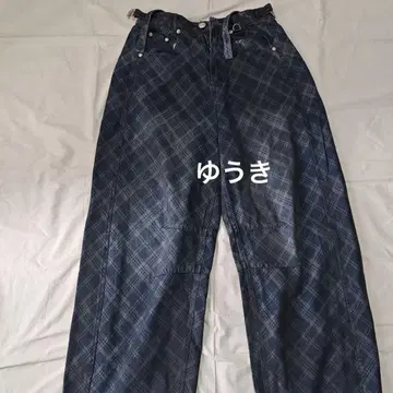 badblood 와이드 팬츠 네이비