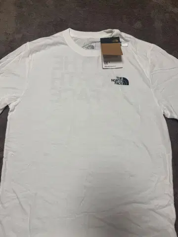 THE NORTH FACE 화이트 티셔츠 S