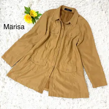 Marisa 마리사 브라운 M 테일러드 자켓 롱 셔츠 자켓