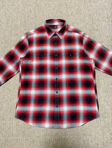 UNIQLO 옴브레 체크 XL 레어