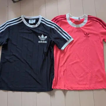 adidas 스트라이프 T셔츠 2장 세트