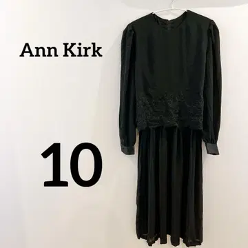 Ann Kirk [ 10 ] 블랙 롱 원피스 레이스 블랙 원피스