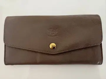 IL BISONTE 일비종떼 장지갑 그레이 개런티 카드 포함 새상품급