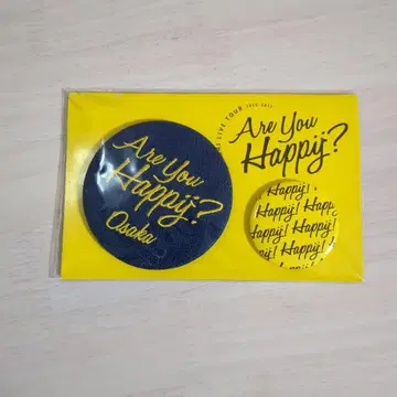 아라시 Are You Happiy? 핀 배지 세트 오사카