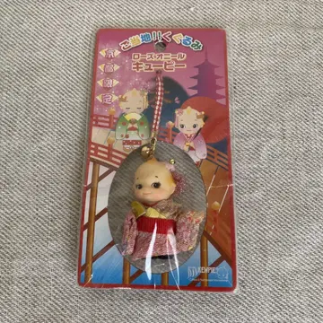 [ 새상품 ] 레어 로즈 오닐 큐피 교토 한정판 마이코 큐피 스트랩