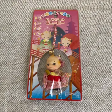 [ 새상품 ] 레어 로즈 오닐 큐피 교토 한정판 마이코 큐피 스트랩