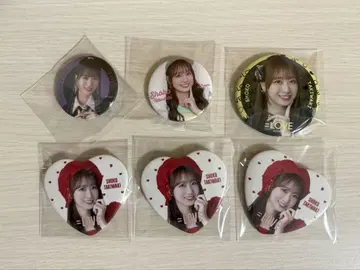 타키와키 쇼코 캔뱃지 6개 세트 이코러브 =LOVE