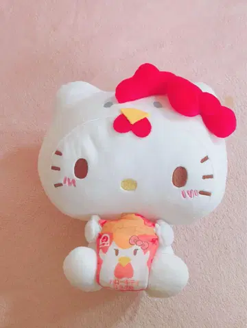 헬로키티 로손 카라아게쿤 봉제 인형