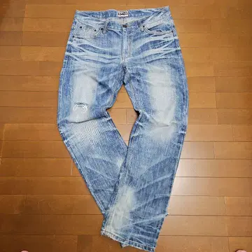 DPSR 데미지 가공 스트레이트 데님