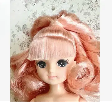 키라짱 인형 핑크색 머리