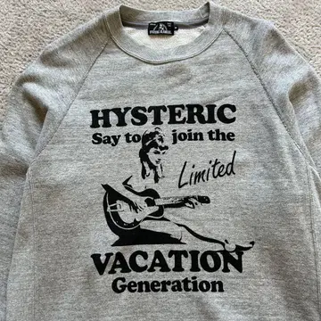 [ 레어 ] HYSTERIC GLAMOUR 래글런 맨투맨 트레이닝복 M