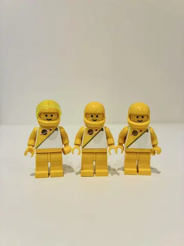 LEGO 미니 피규어 3체 세트 올드 레고 스페이스 시리즈