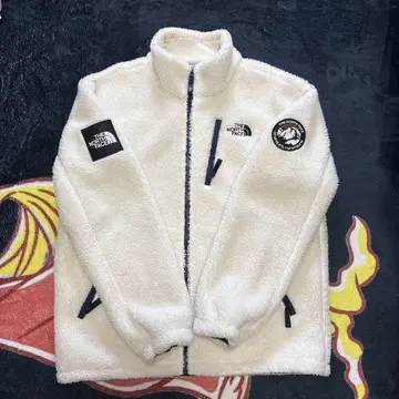 THE NORTH FACE 화이트 플리스 자켓 XL