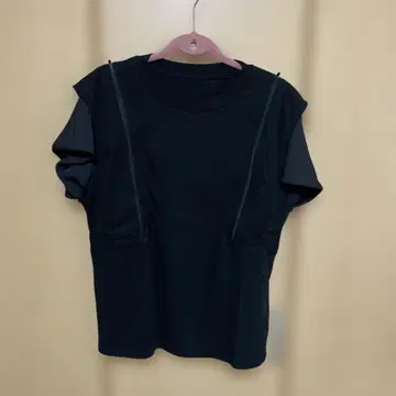 PRIDE 반팔 탑 블랙